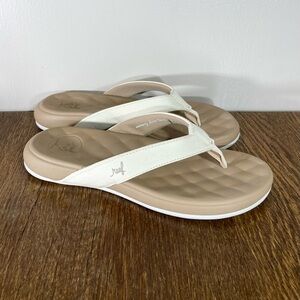 Reef Cushion Harmony Flip Sandal Women’s Size 7 White